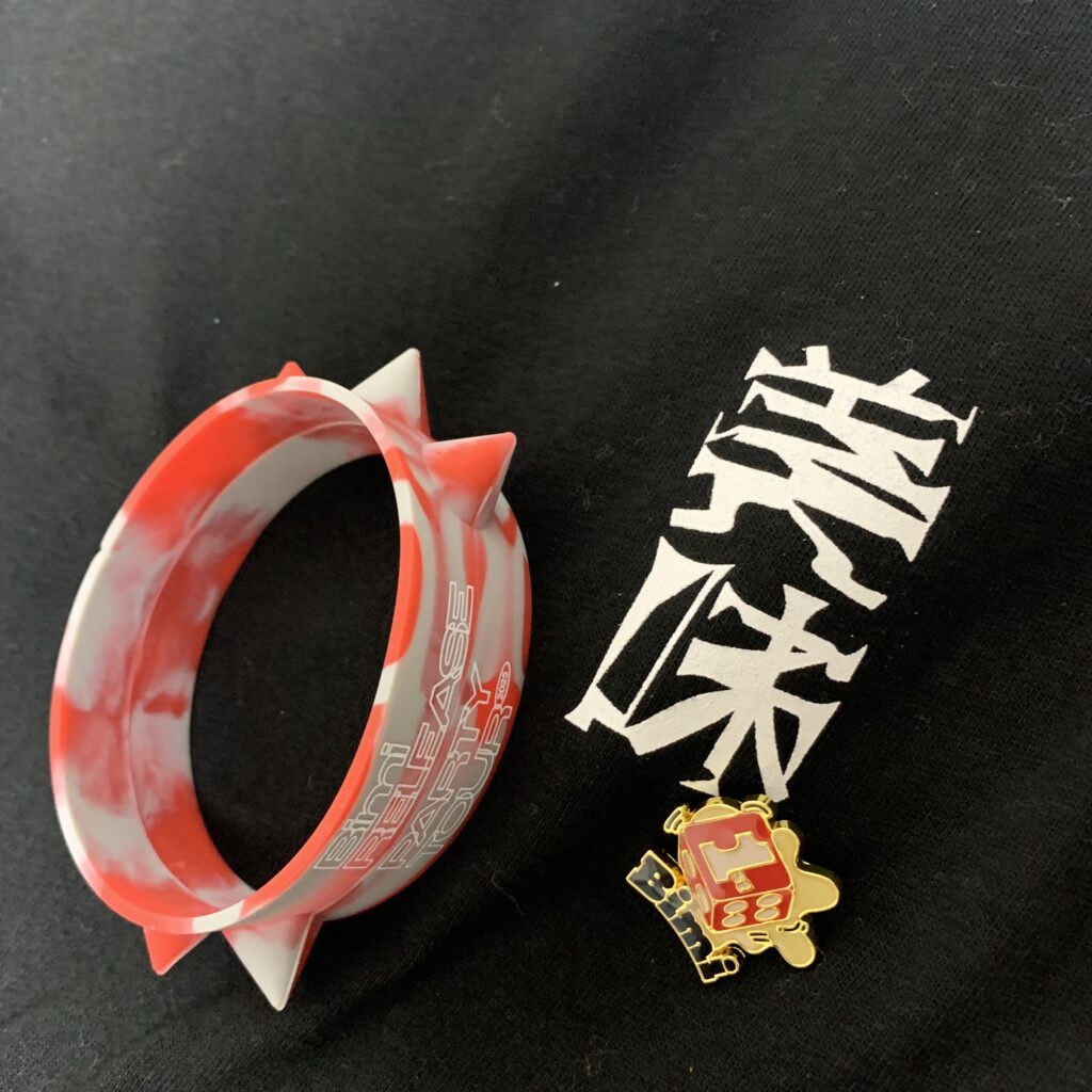 Bimi ライブツアー「R」に装備して行ったグッツ